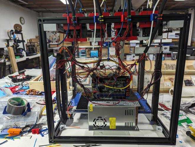 Electronics of the toolchanger