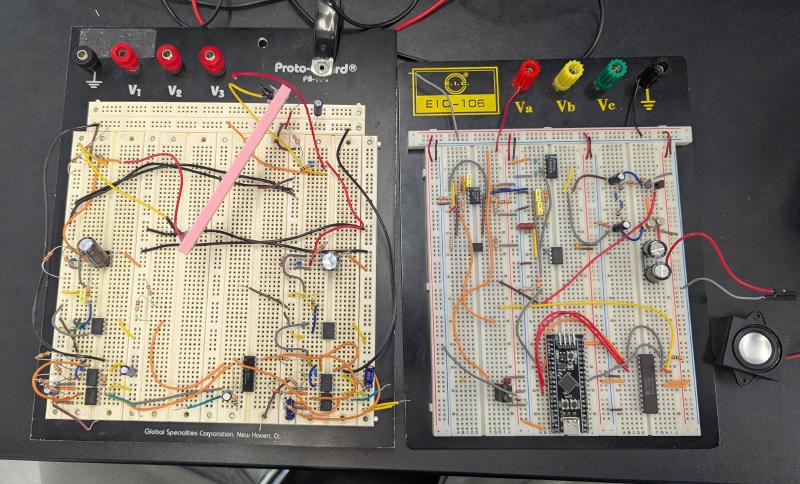 FMCW Sonar breadboards